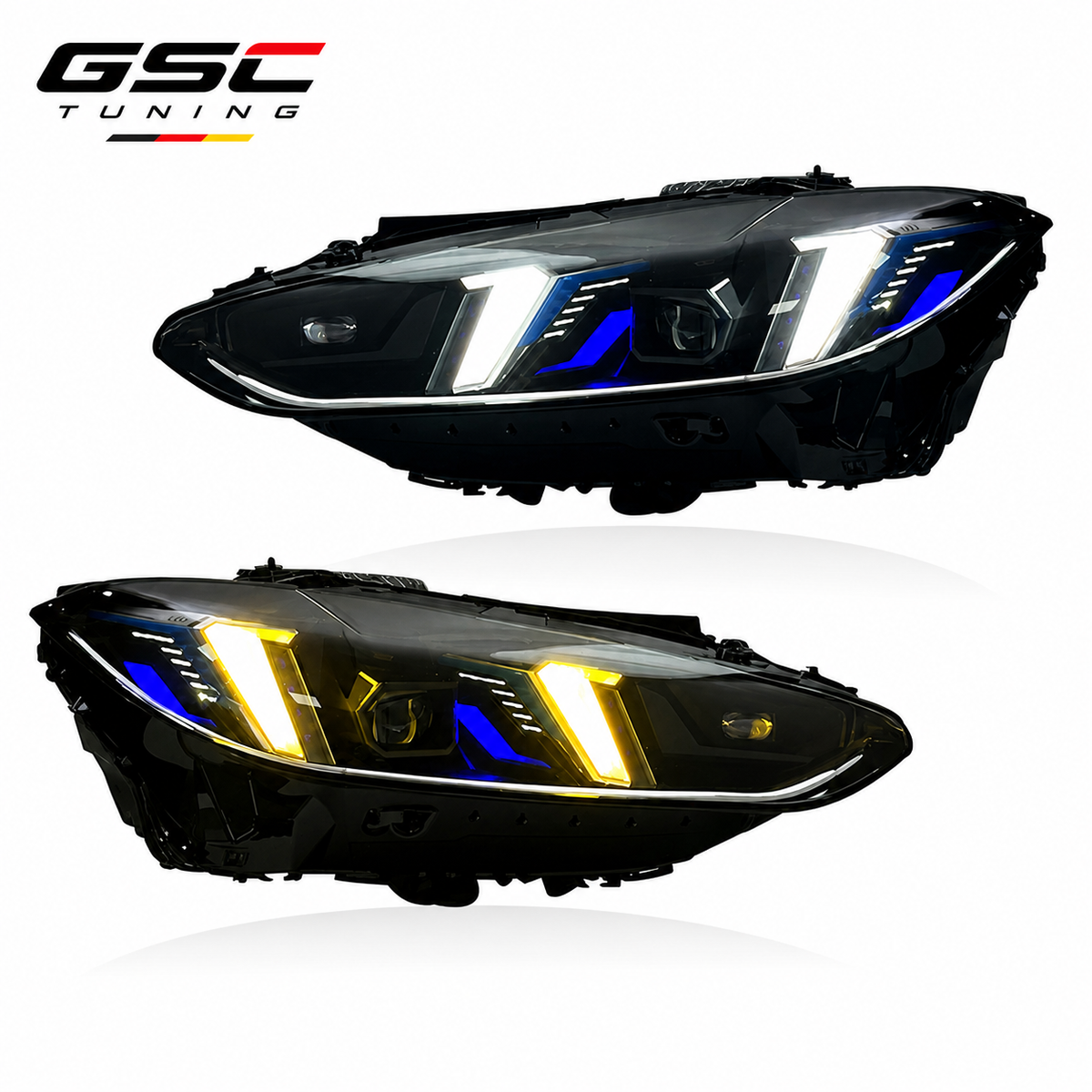 GSC Dual-Color LED Headlight Assembly Set for BMW 4 Series G22 2021-2024
