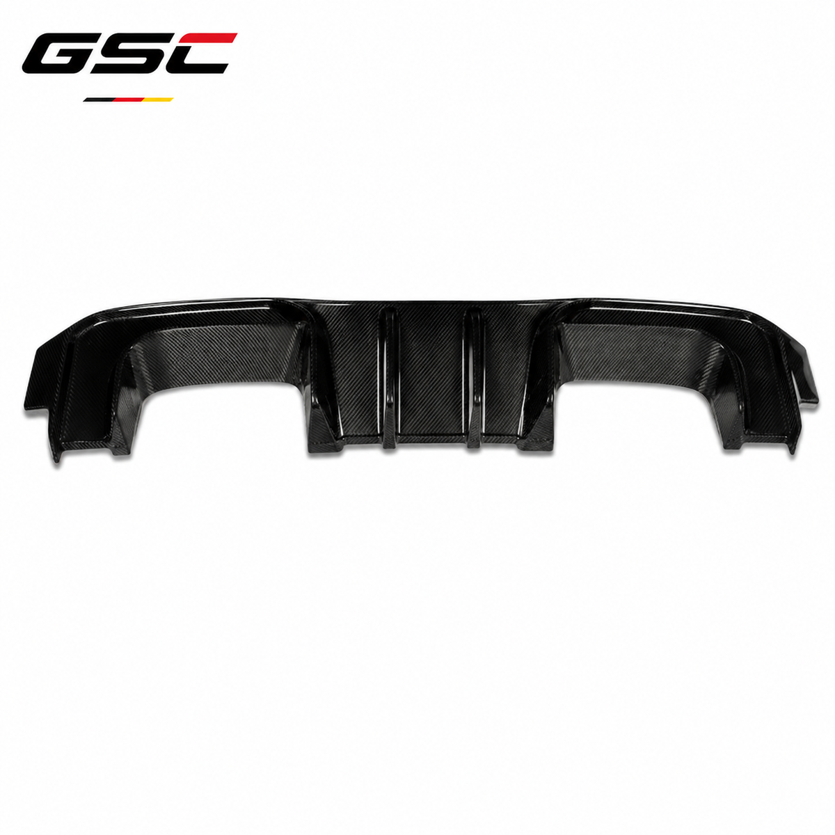 GSC A-Style Carbon Fiber Rear Diffuser With Rear Bumper Corner Extensions For BMW M4 G82 2021+