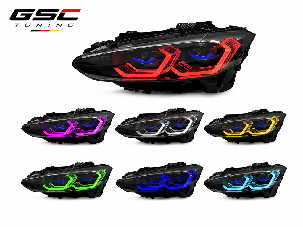 GSC RGB LED Headlight Assembly Set for BMW 4 Series G22 2021-2024