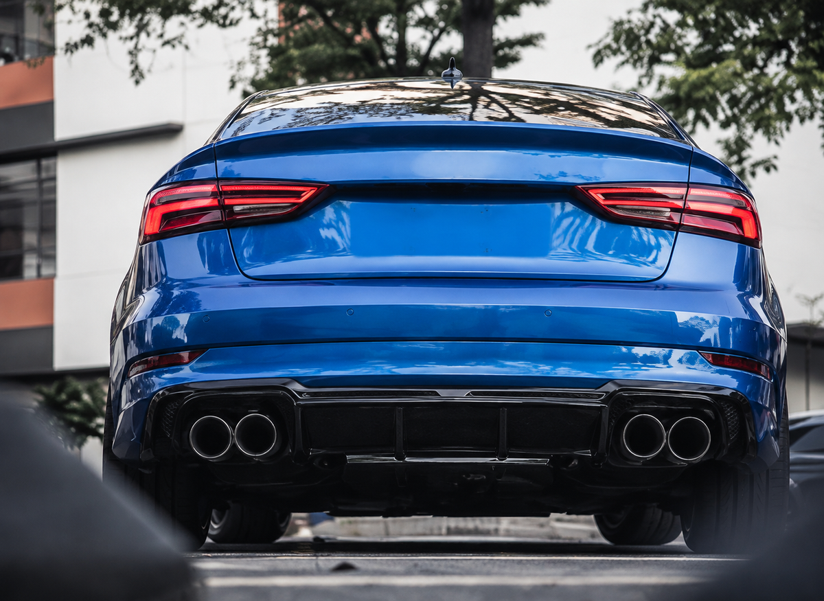 GSC Dry Carbon Fiber Rear Diffuser For Audi A3/S3 8V 2013-2020