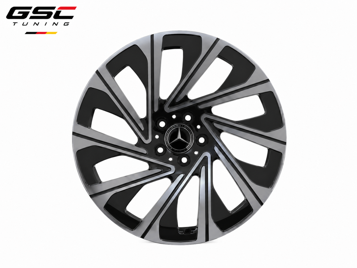 GSC Mercedes-Benz Forged Aluminum Performance Wheels | Gloss Black Deep Concave Multi-Spoke Design