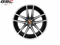GSC Porsche Forged Aluminum Wheel – Gloss Black & Machined Silver Multi-Spoke Luxury Performance Design