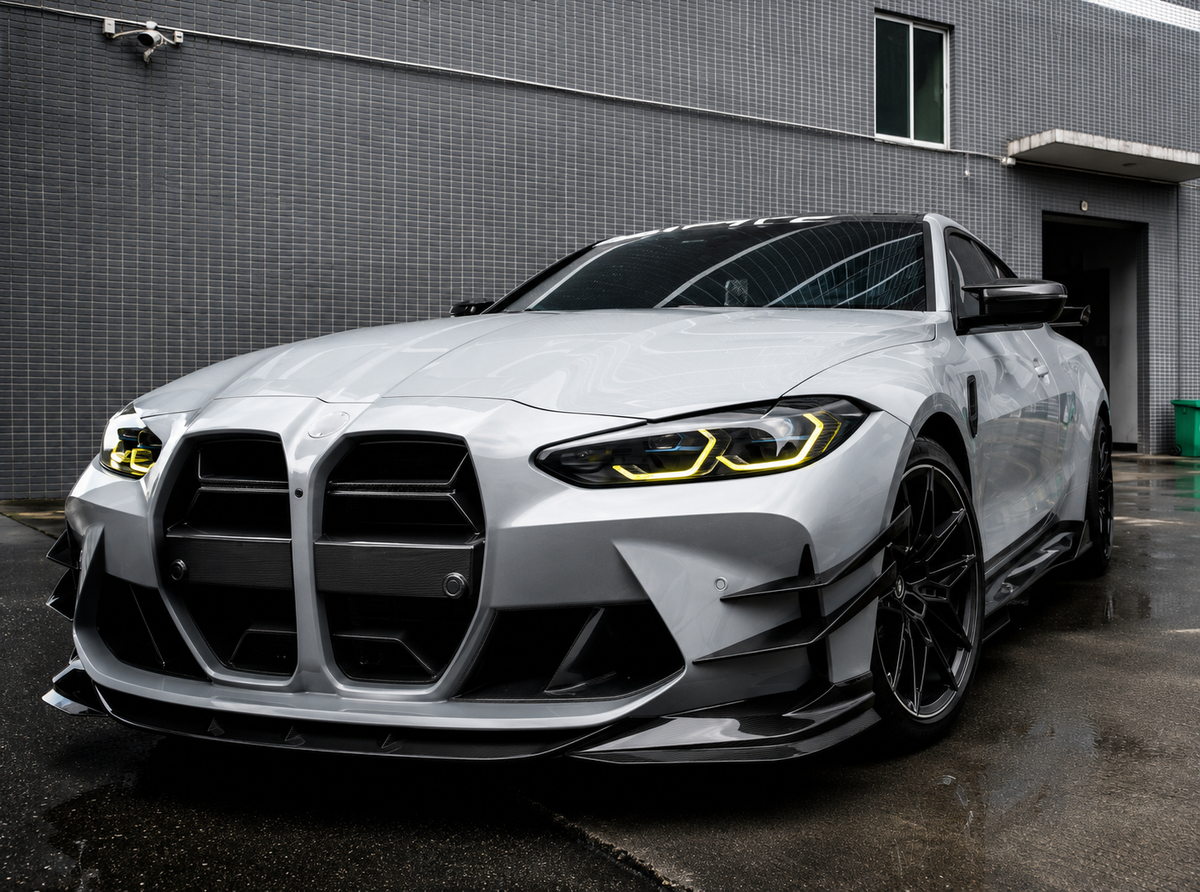 GSC Carbon Fiber BMW M3 G80 Front Kidney Grille – ACC Version