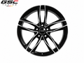 GSC Audi Forged Aluminum Wheel – Gloss Black & Machined Silver Split-Spoke Performance Design