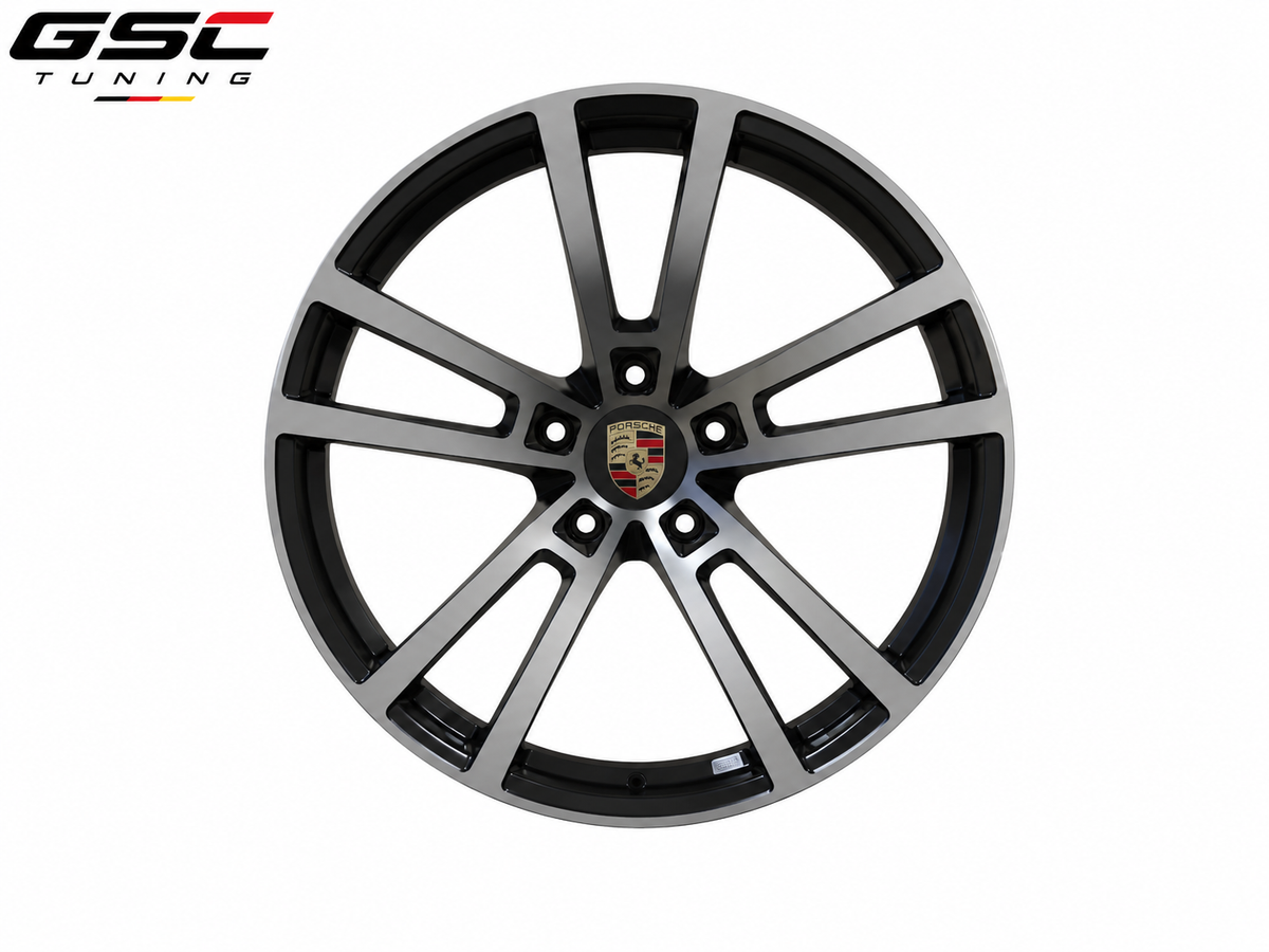 GSC Porsche Forged Aluminum Wheel – Two-Tone Machined Face Multi-Spoke Performance Design