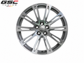 GSC Audi Forged Aluminum Wheel – Brushed Silver & Gloss Black Multi-Spoke Performance Design