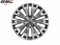 GSC Audi Forged Aluminum Wheel – Brushed Silver & Gloss Black Aero Multi-Spoke Performance Design