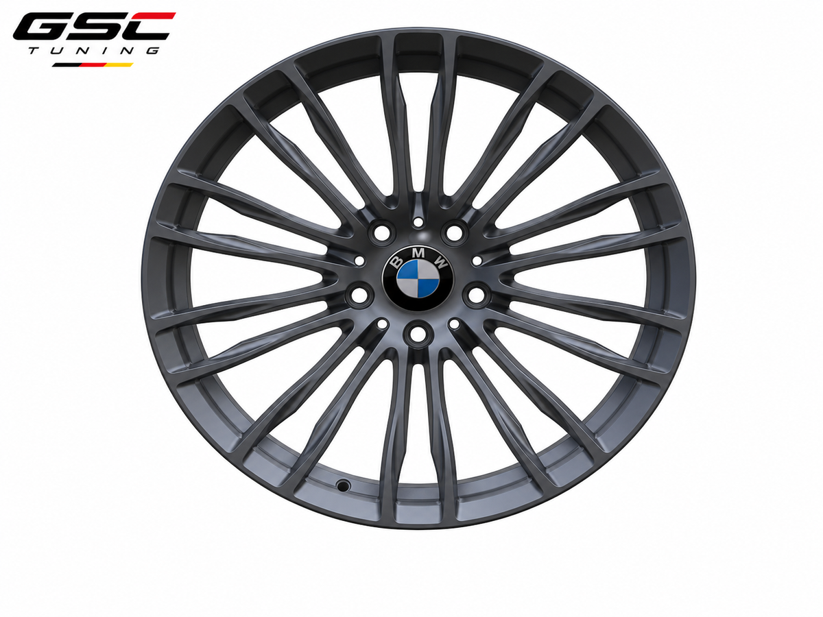 GSC BMW Forged Aluminum Multi-Spoke Performance Wheels – Satin Gunmetal