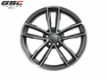 GSC Audi Forged Aluminum Wheel – Brushed Silver & Gloss Black Split-Spoke Performance Design