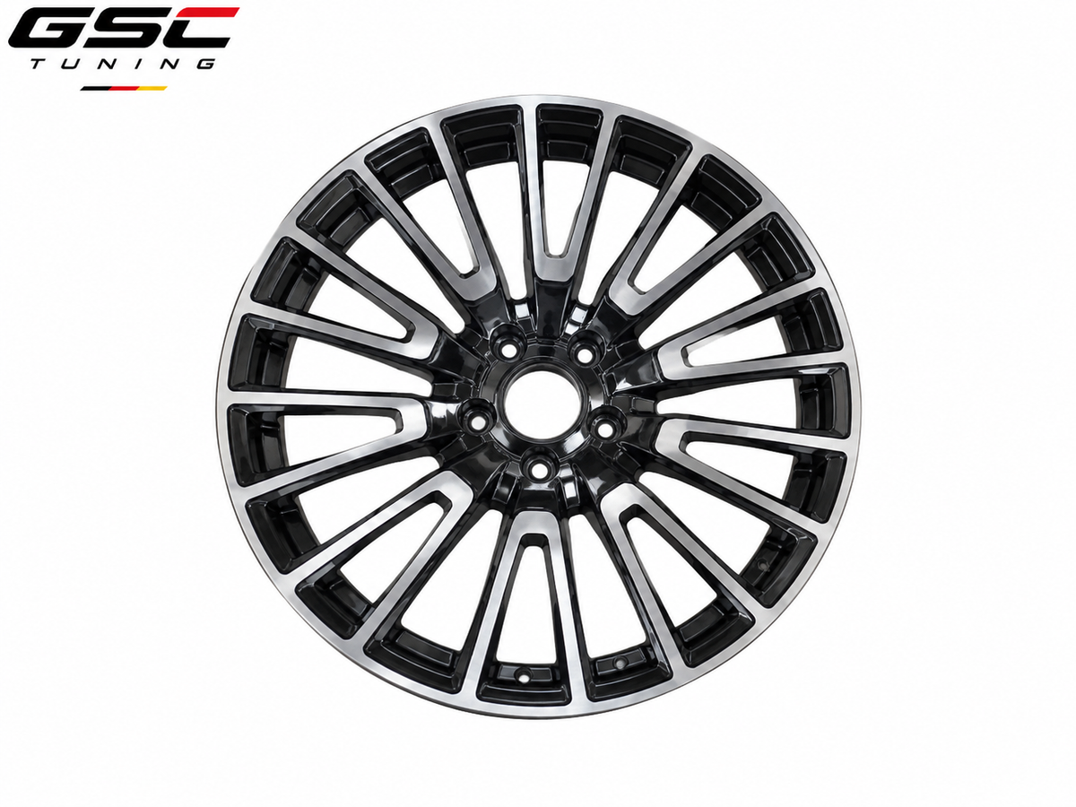 GSC Mercedes-Benz Forged Aluminum Performance Wheels | Gloss Black & Machined Multi-Spoke Design