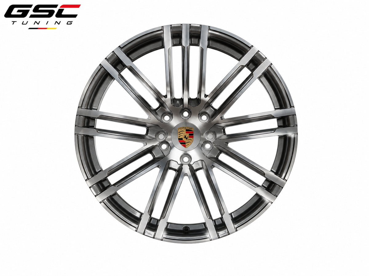 GSC Porsche Forged Aluminum Wheel – Two-Tone Machined Face Multi-Spoke Performance Design