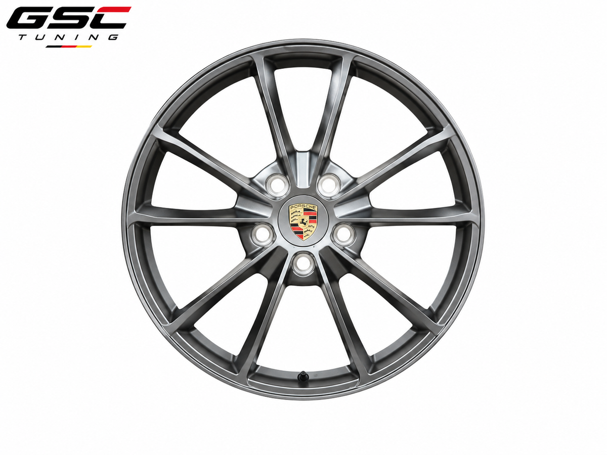 GSC Porsche Forged Aluminum Wheel – Two-Tone Machined Face Multi-Spoke Performance Design