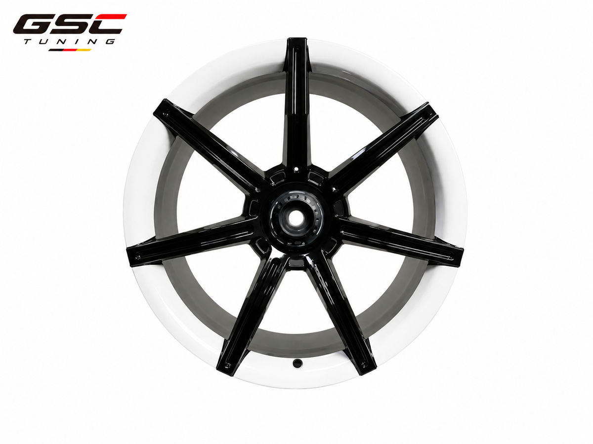 GSC Porsche Forged Aluminum Wheel – Two-Tone 7-Spoke Performance Design