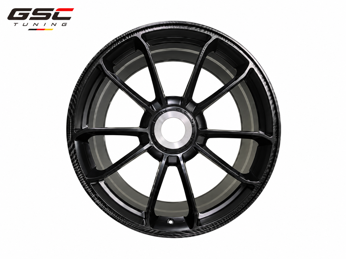 GSC Porsche Forged Aluminum Wheel – Dark Finish Multi-Spoke Performance Design