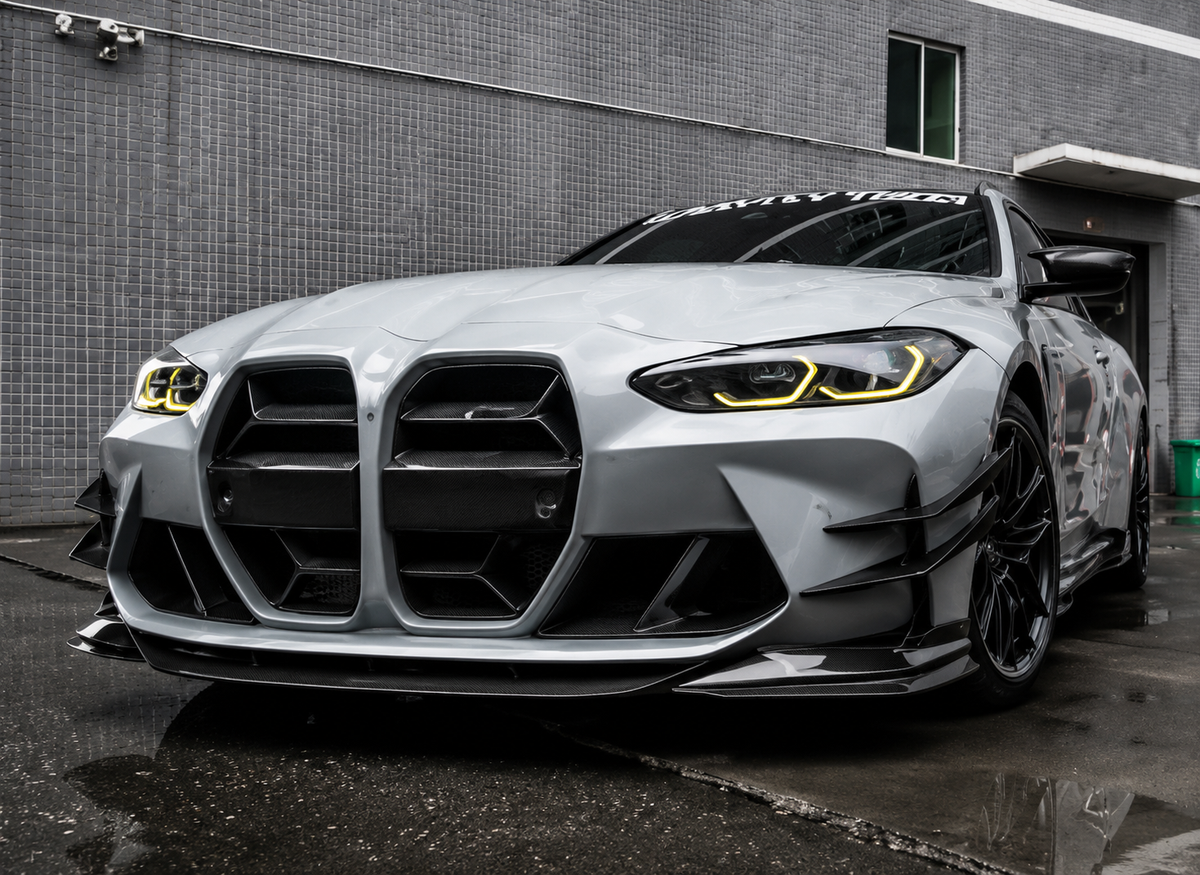 GSC BMW G82 M4 Carbon Fiber Front Bumper Air Intakes