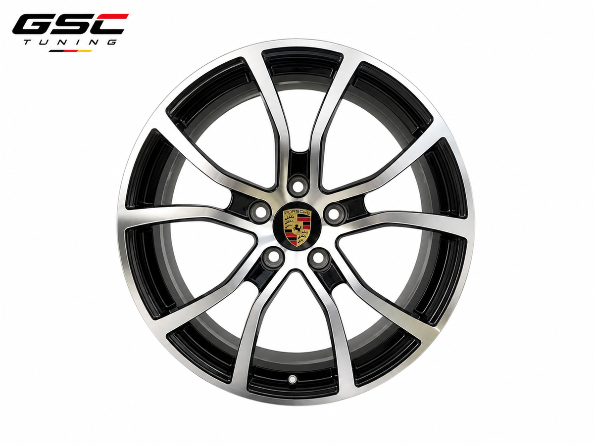 GSC Porsche Forged Aluminum Wheel – Two-Tone Machined 5-Spoke Performance Design