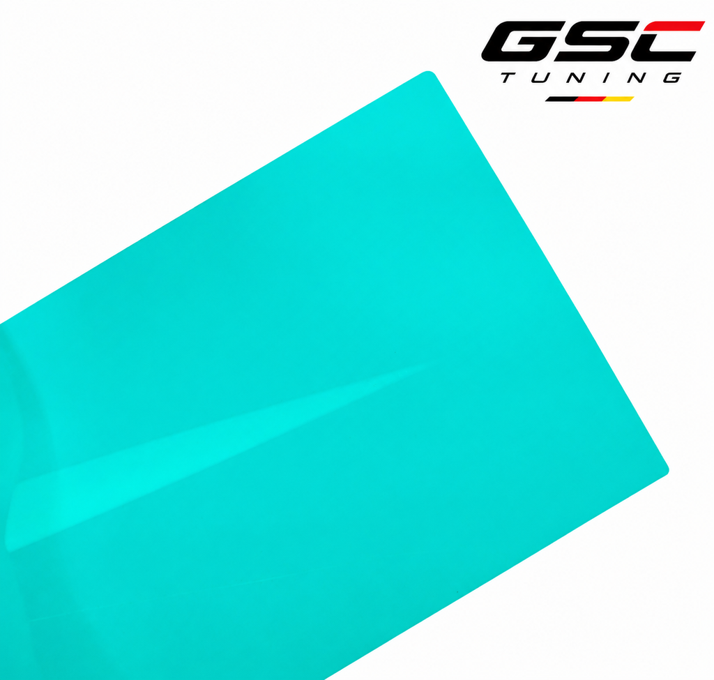 Peacock Blue TPU Color PPF – Glossy Cyan Turquoise Paint Protection Film