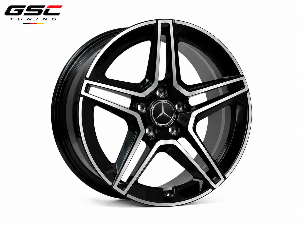 GSC Mercedes-Benz Forged Aluminum Performance Wheels | Gloss Black Machined Finish