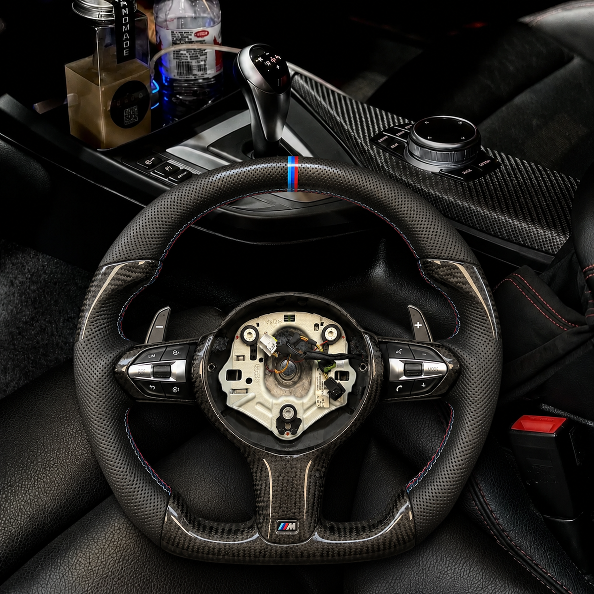 BMW E SERIES CARBON FIBER PERFORMANCE STEERING WHEEL