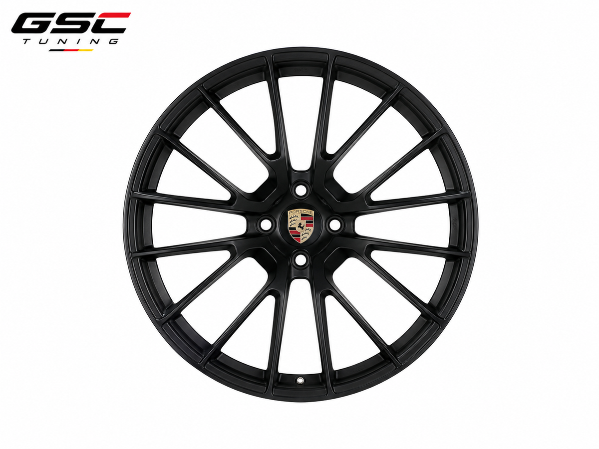GSC Porsche Forged Aluminum Wheel – Dark Multi-Spoke Performance Design