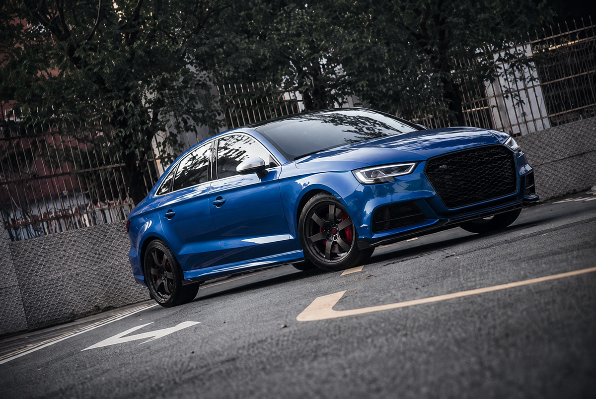 GSC Dry Carbon Fiber Front Lip For Audi A3/S3 8V 2013-2020