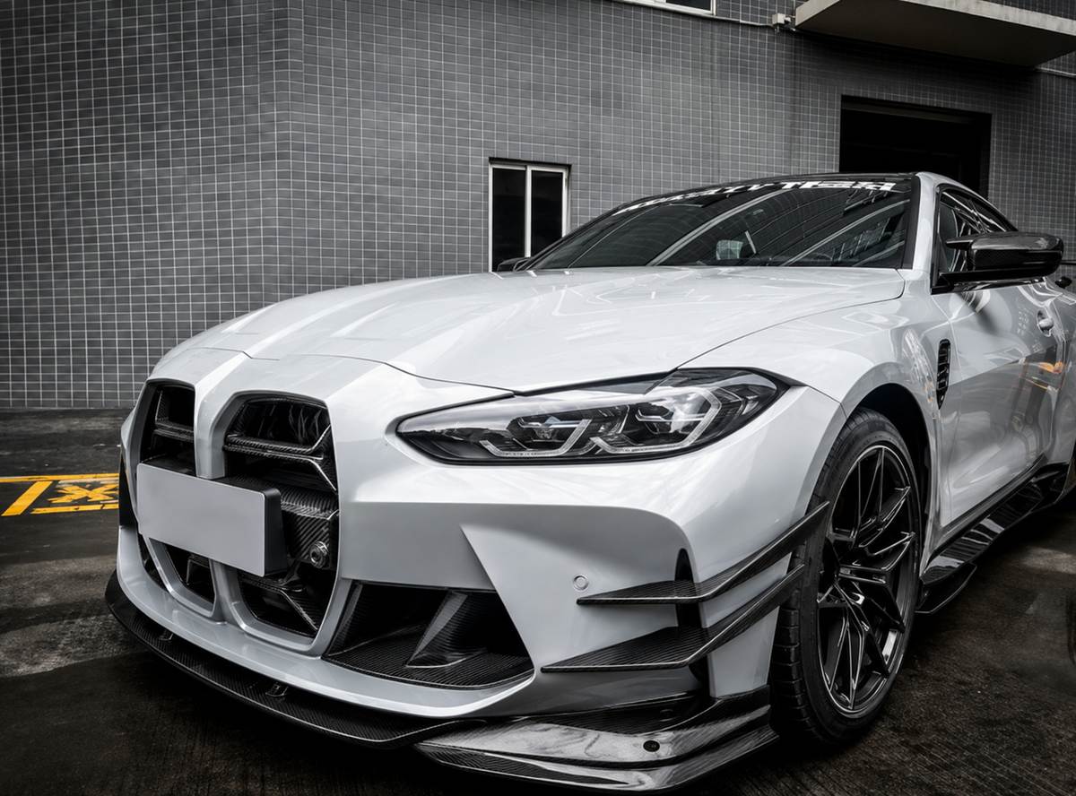 GSC Carbon Fiber BMW M3 G80 Front Bumper Canards / Dive Planes