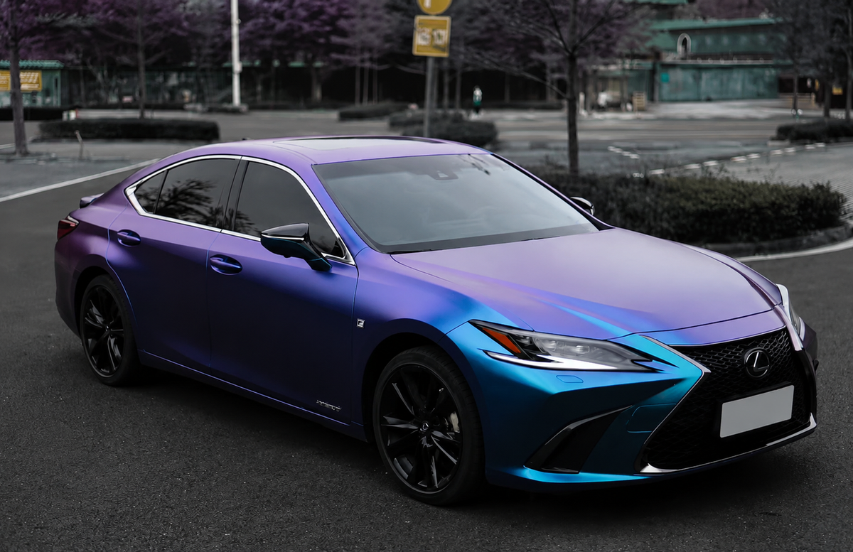 Phantom Blue Purple TPU Color PPF – Premium Automotive Paint Protection & Color Change Film