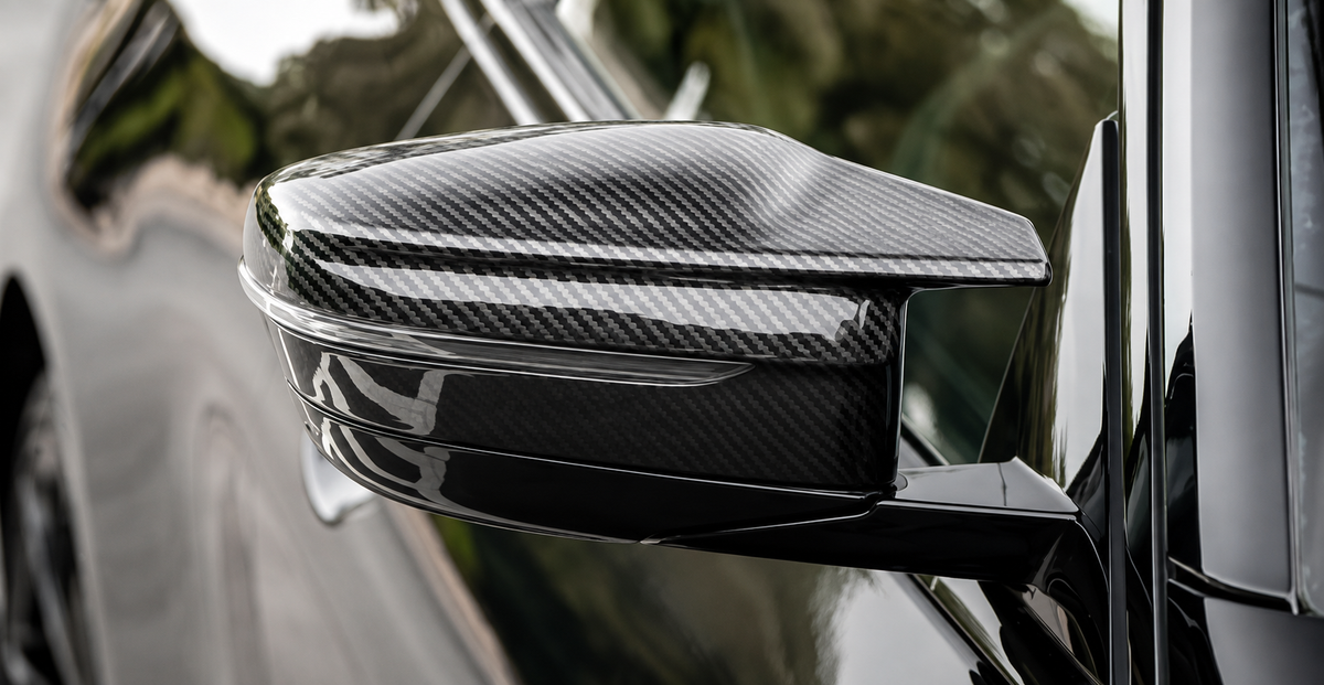 GSC Carbon Fiber BMW M3 G80 Replacement Mirror Covers / Mirror Caps