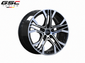 GSC Audi Forged Aluminum Wheel – Gloss Black Machined Split-Spoke Design