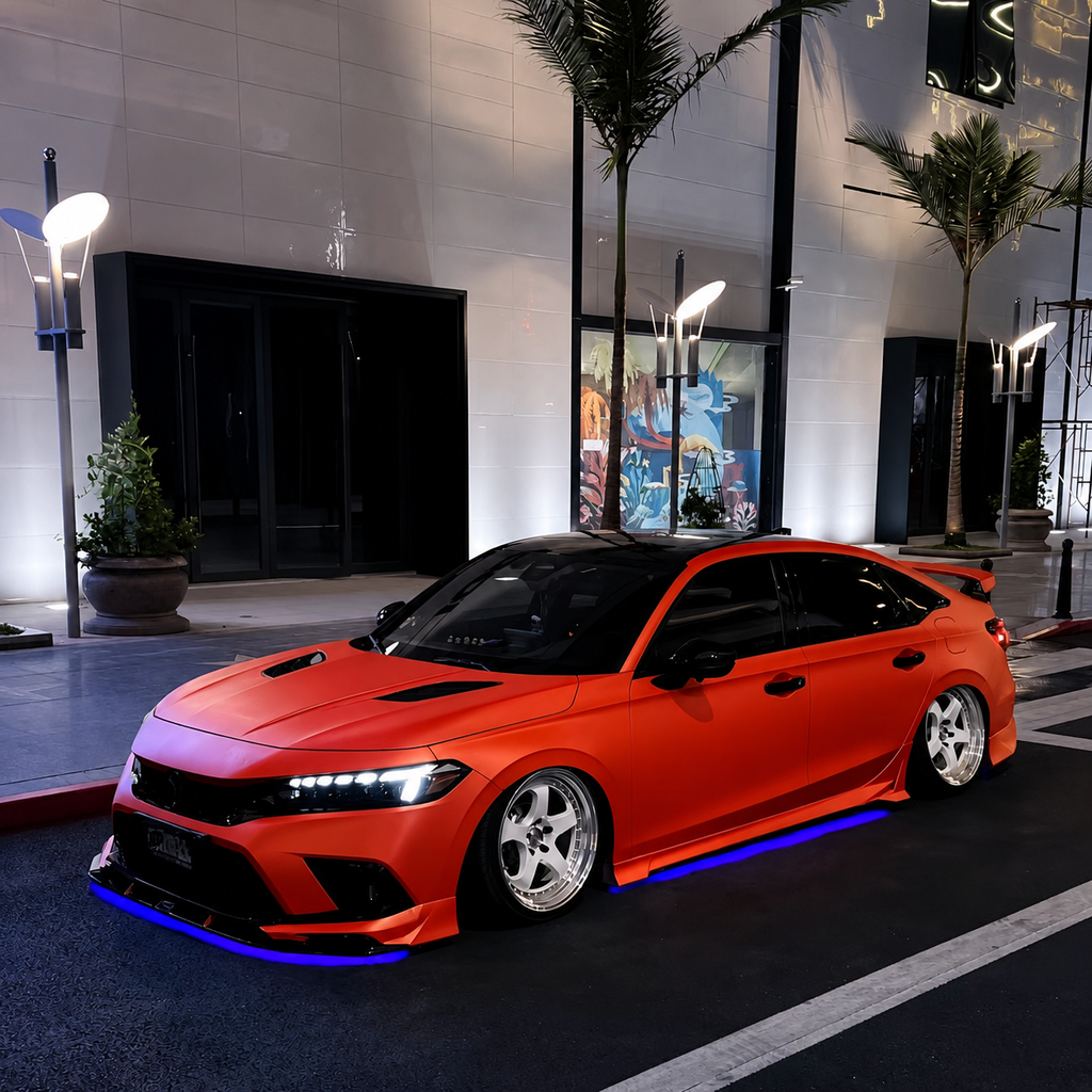 Chrome Metal Lotus Orange TPU Color PPF