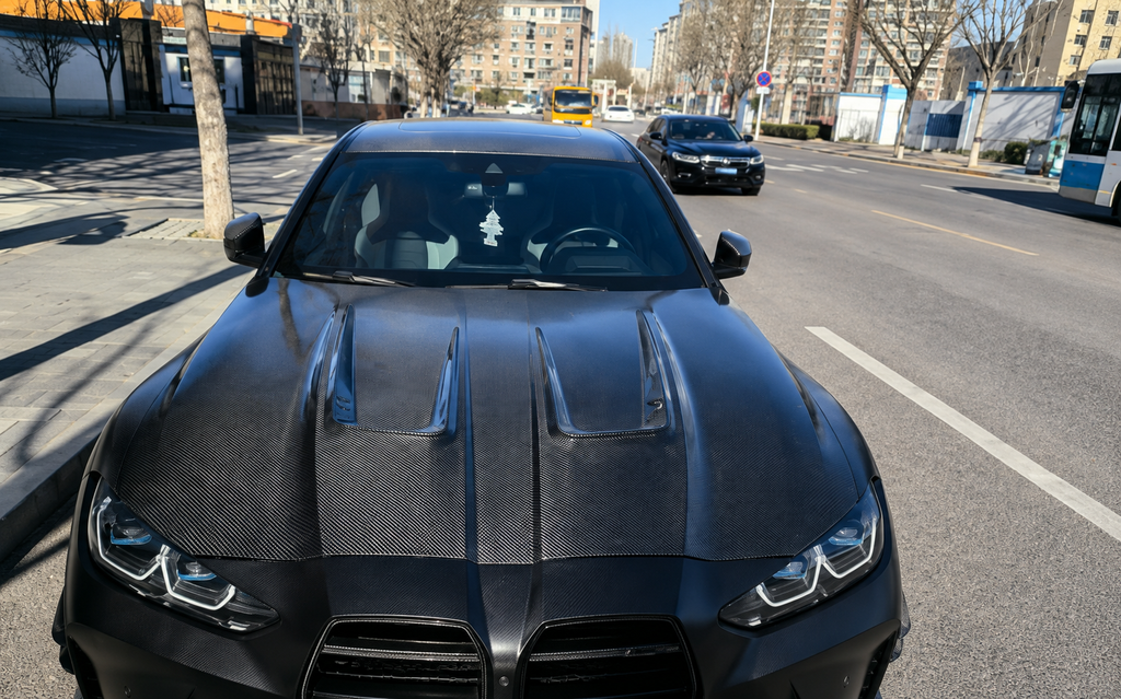 GSC Carbon Fiber BMW M4 G82 Engine Hood – Performance Style