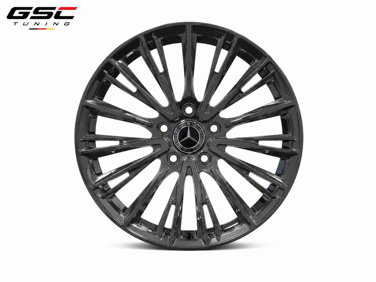 GSC Mercedes-Benz Forged Aluminum Performance Wheels | Gloss Black Multi-Spoke Design