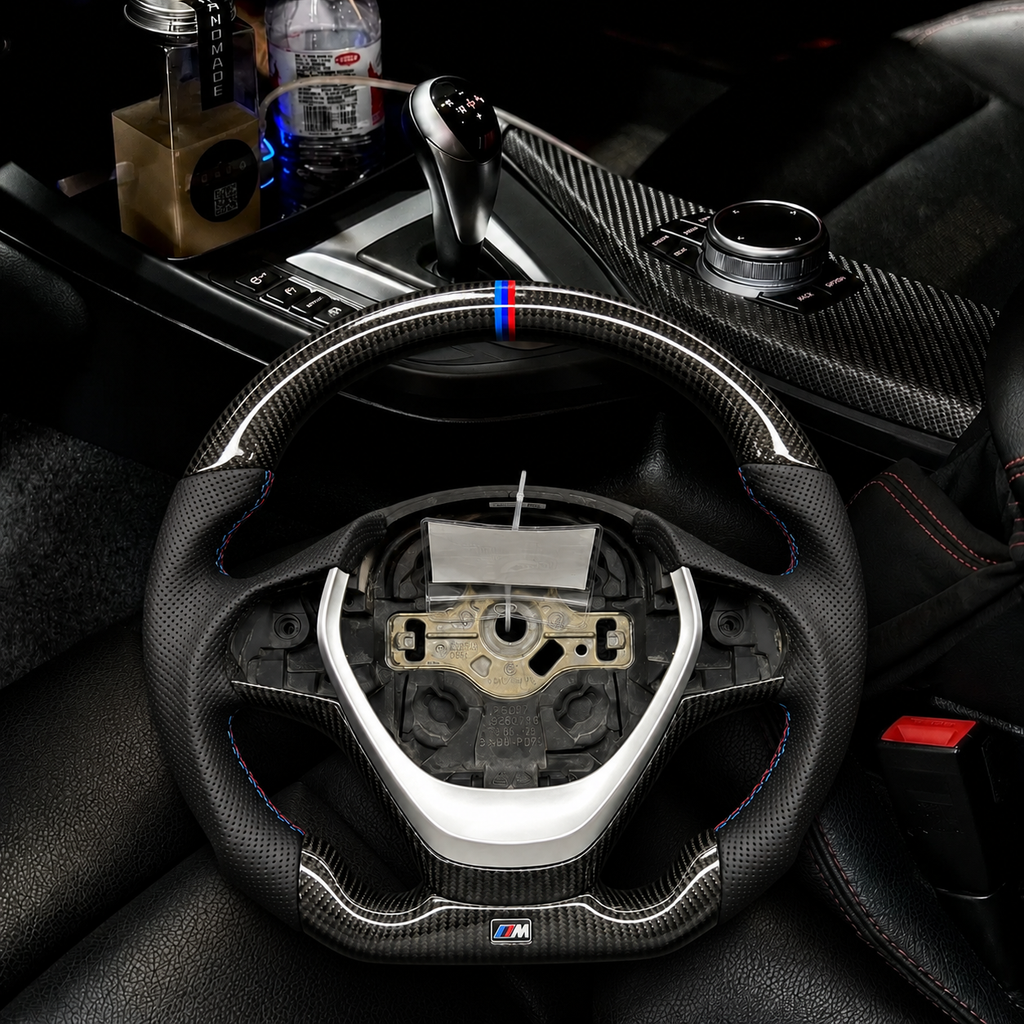 BMW F30 F31 F34 F80 3 Series Carbon Fiber Steering Wheel Upgrade | M Performance Style