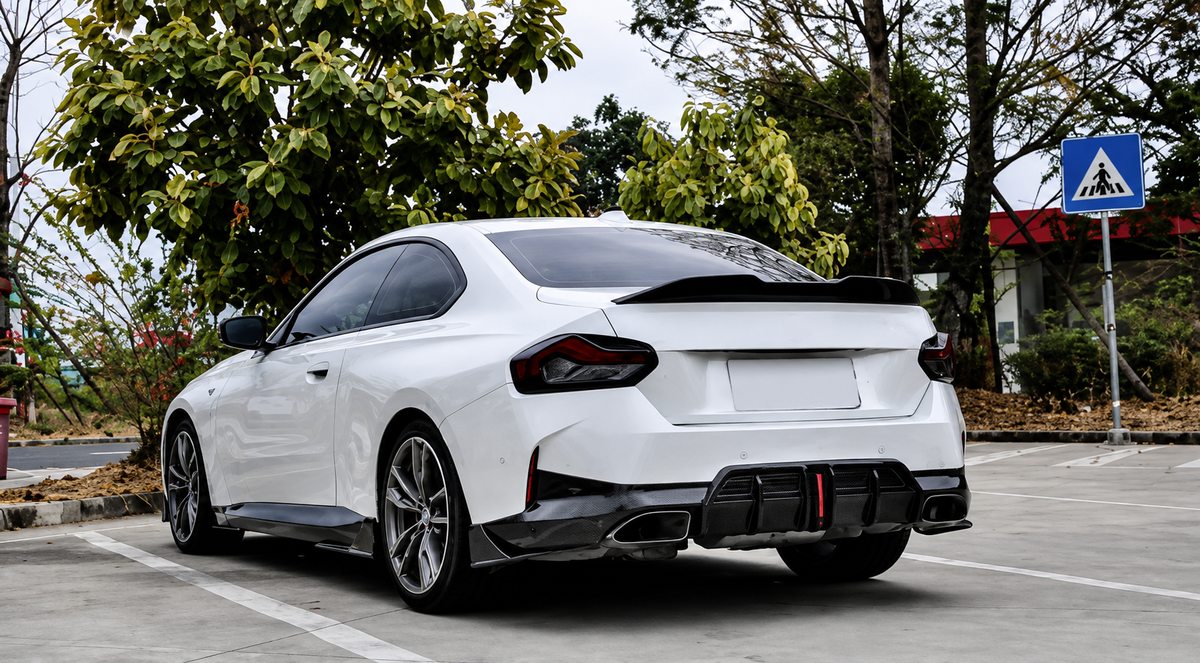 GSC Carbon Fiber BMW M240i G42 Rear Diffuser