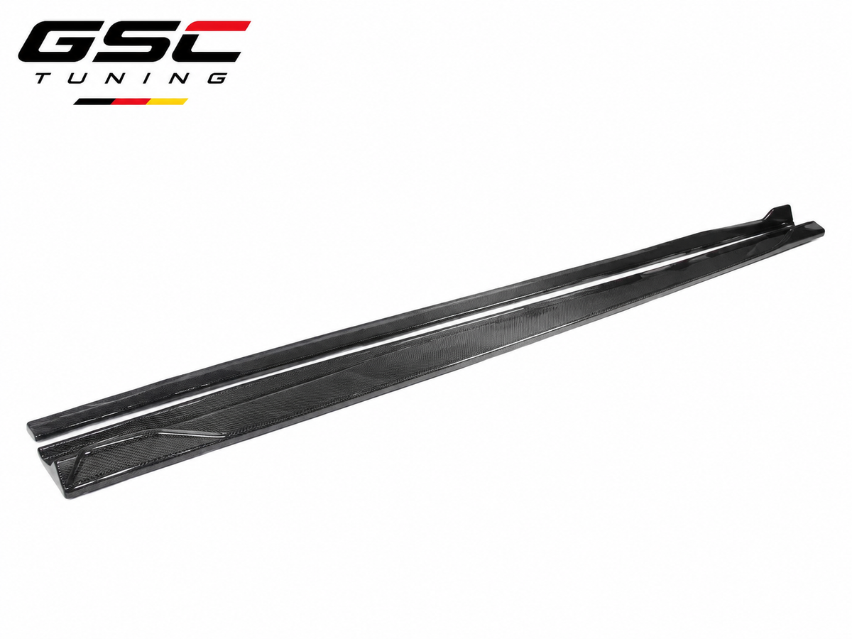 GSC Dry Carbon Fiber Side Skirts For Audi A3/S3 8V 2013-2020