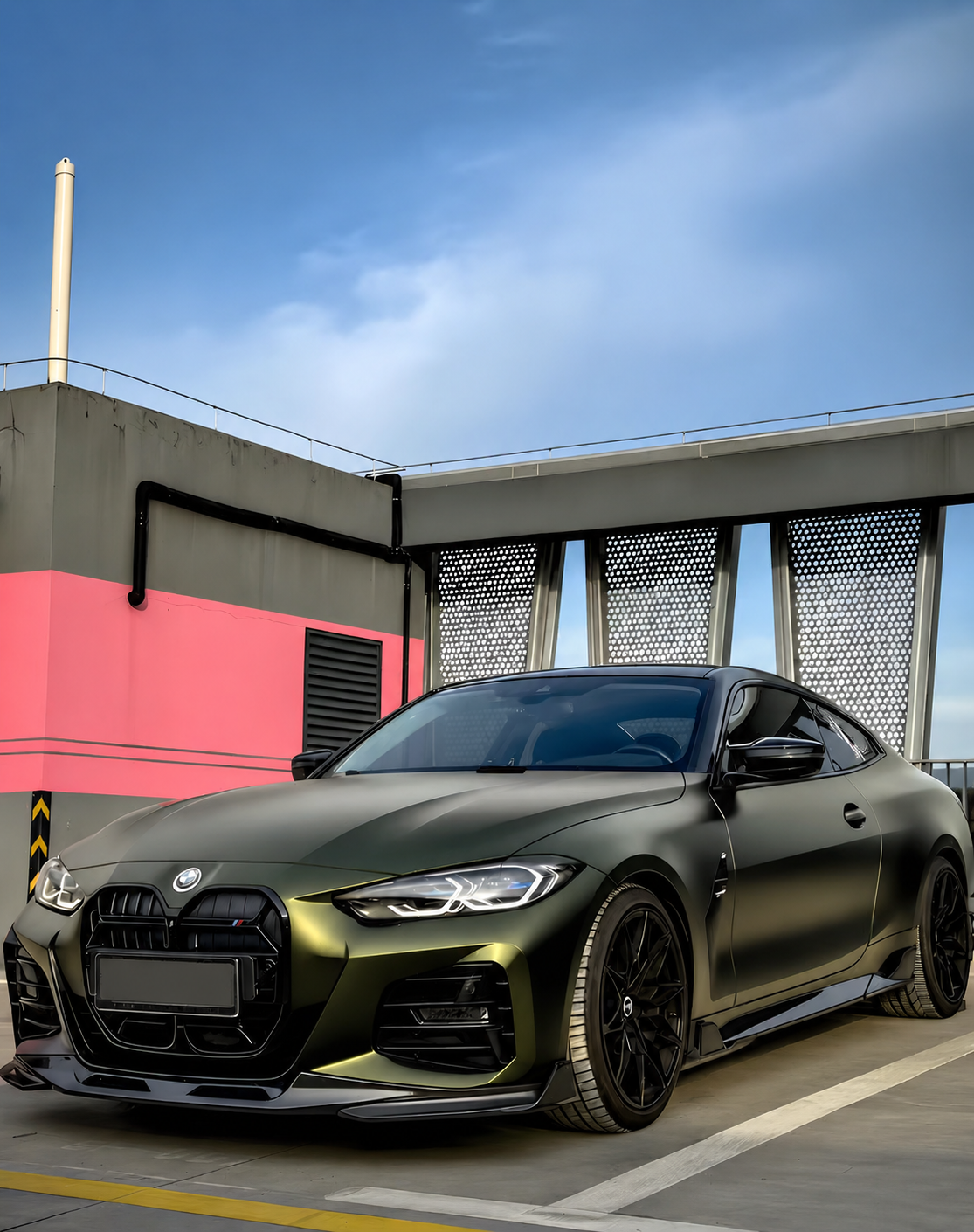 Matte Golden Green TPU Color PPF