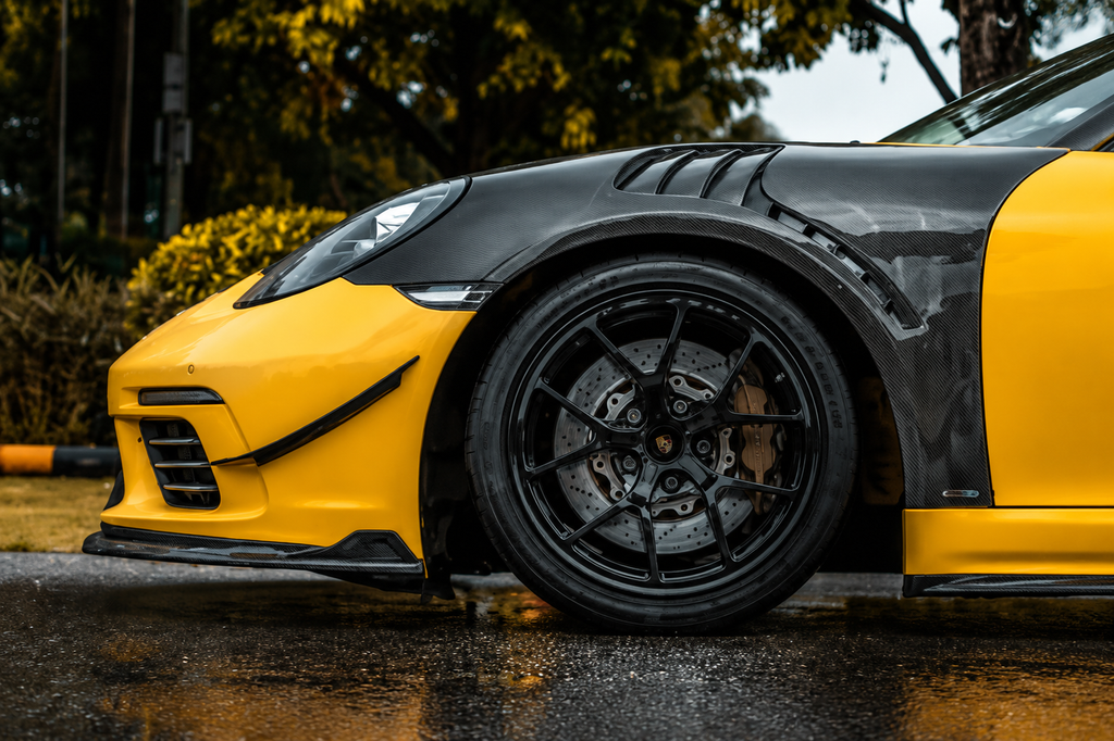 GSC Carbon Fiber Front Fenders For Porsche 718 Cayman / Boxster 982 2016-2023