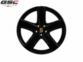 GSC Porsche Forged Aluminum Wheel – Gloss Black Lightweight 5-Spoke Performance Design