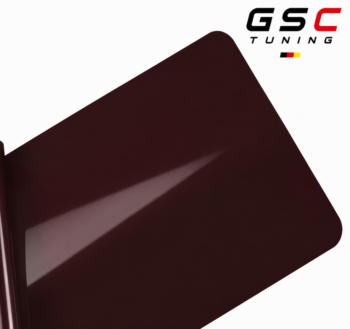 Jaguar Black Rose TPU Color PPF – Deep Metallic Burgundy Paint Protection Film