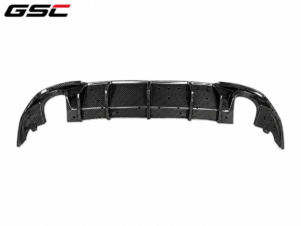 GSC Carbon Fiber Rear Diffuser for Volkswagen Golf MK8 GTI 2021-2023
