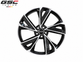 GSC Audi Forged Aluminum Wheel – Gloss Black Accent Multi-Spoke Design