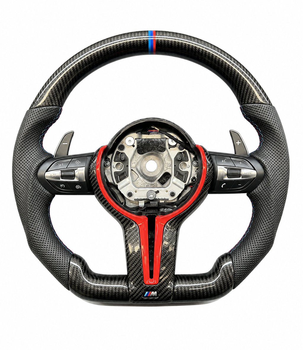 BMW M3 M5 M6 Carbon Fiber Steering Wheel Upgrade | F10 F30 E Chassis Sport Style