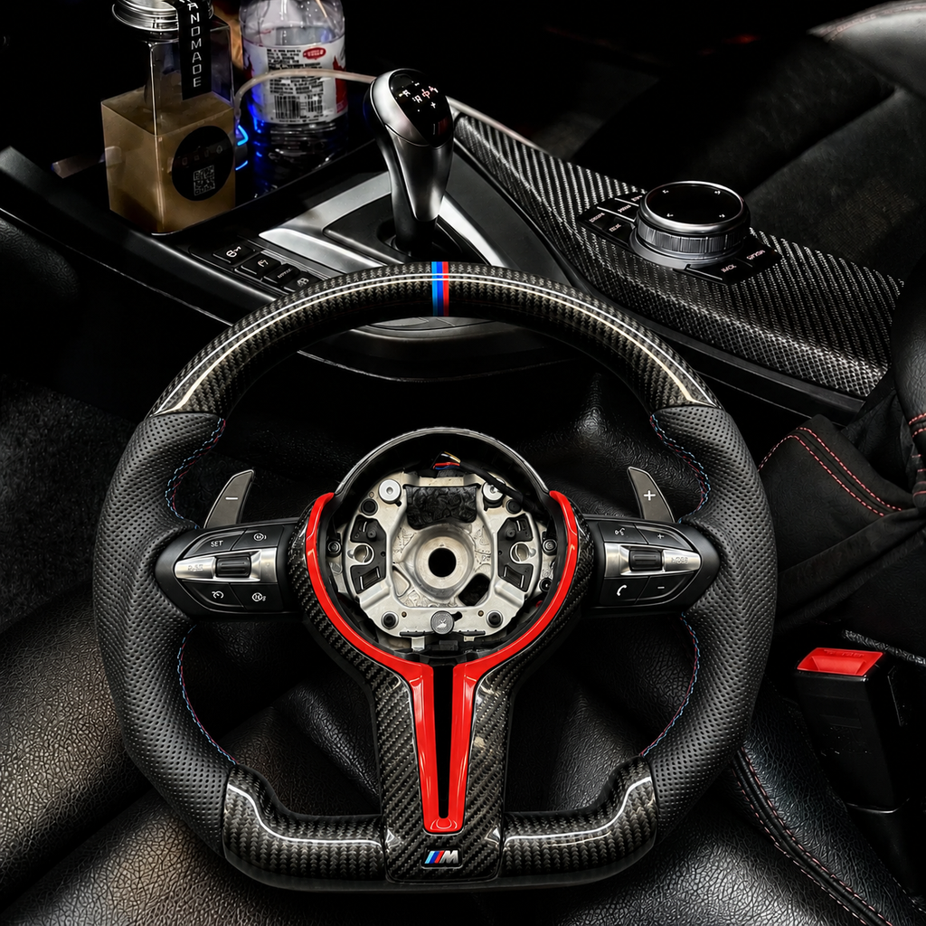 BMW M3 M5 M6 Carbon Fiber Steering Wheel Upgrade | F10 F30 E Chassis Sport Style