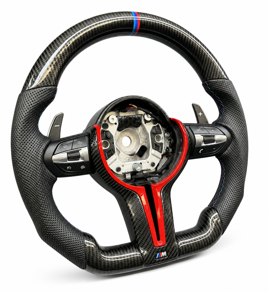 BMW M3 M5 M6 Carbon Fiber Steering Wheel Upgrade | F10 F30 E Chassis Sport Style