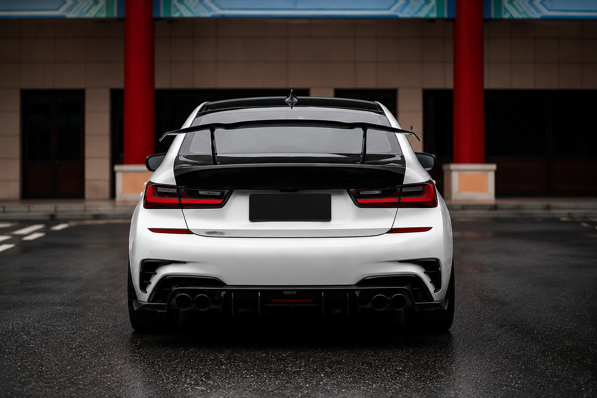 GSC BMW G20 G28 3 Series Carbon Fiber Rear Diffuser