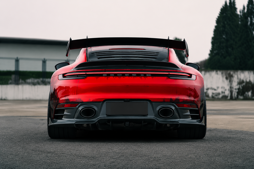 GSC Carbon Fiber Rear Center Diffuser For Porsche 911 992 2021-2024