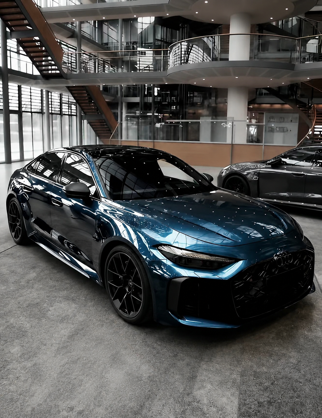 Crystal Steel Blue TPU Color PPF – Premium Automotive Paint Protection & Color Change Film