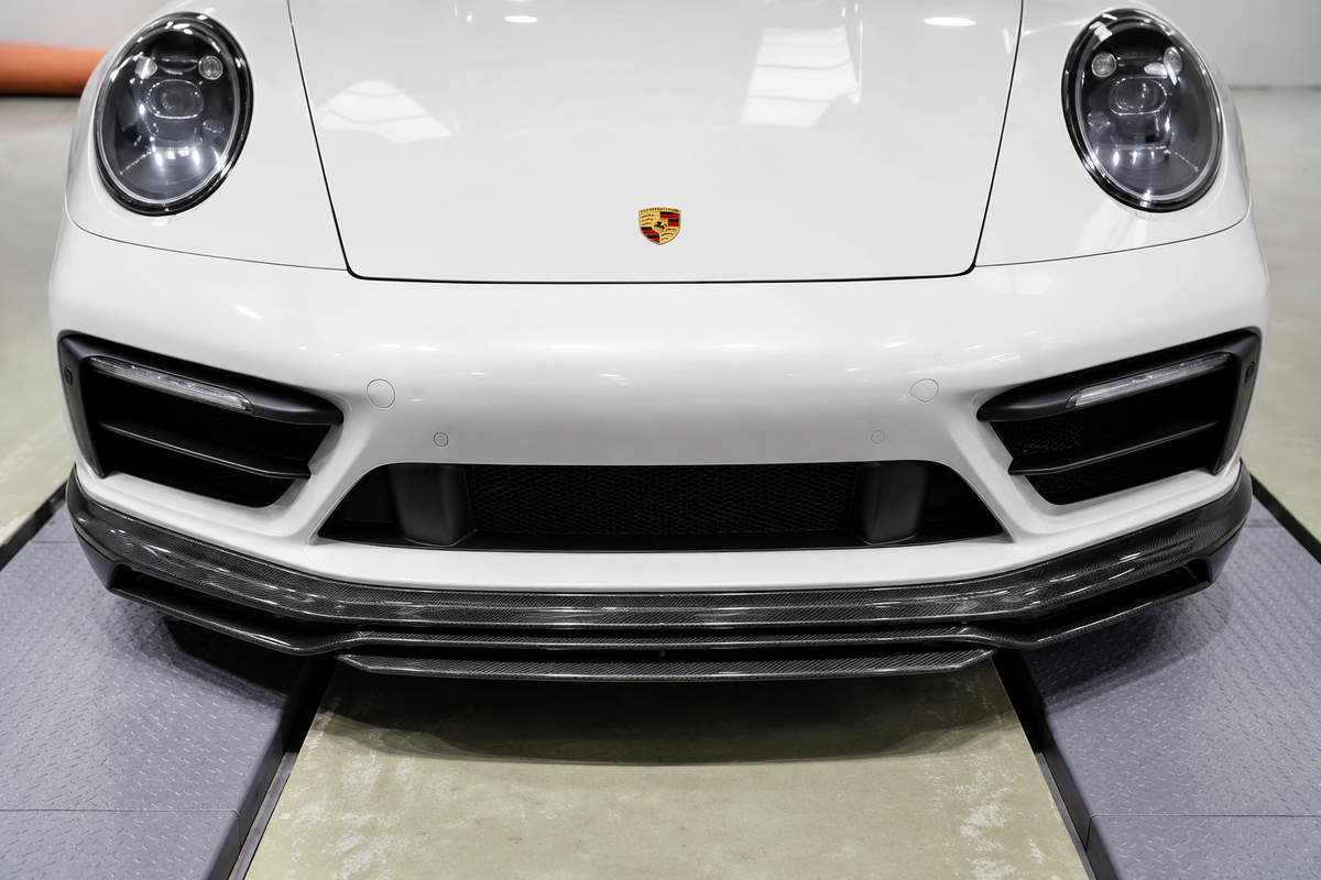 GSC Dry Carbon Fiber Front Lip Splitter for Porsche 992 Carrera