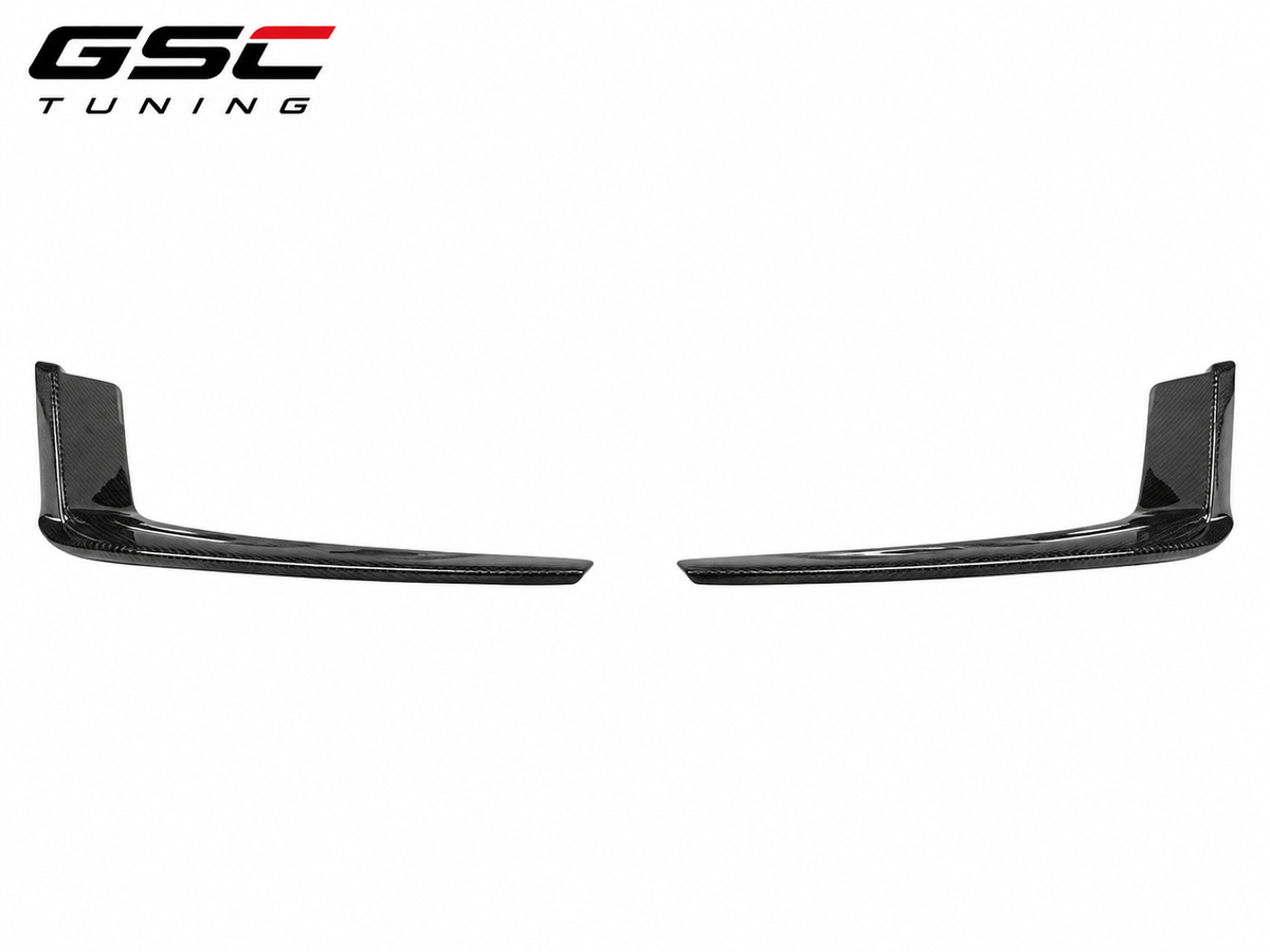 GSC Dry Carbon Fiber Front Canard / Air Splitter Set for Porsche 992 Carrera