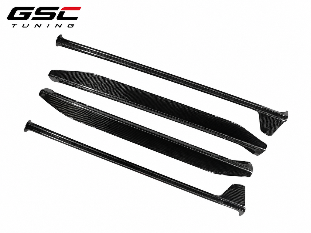 GSC Dry Carbon Fiber Side Skirt Extension Set for Porsche 992 Carrera